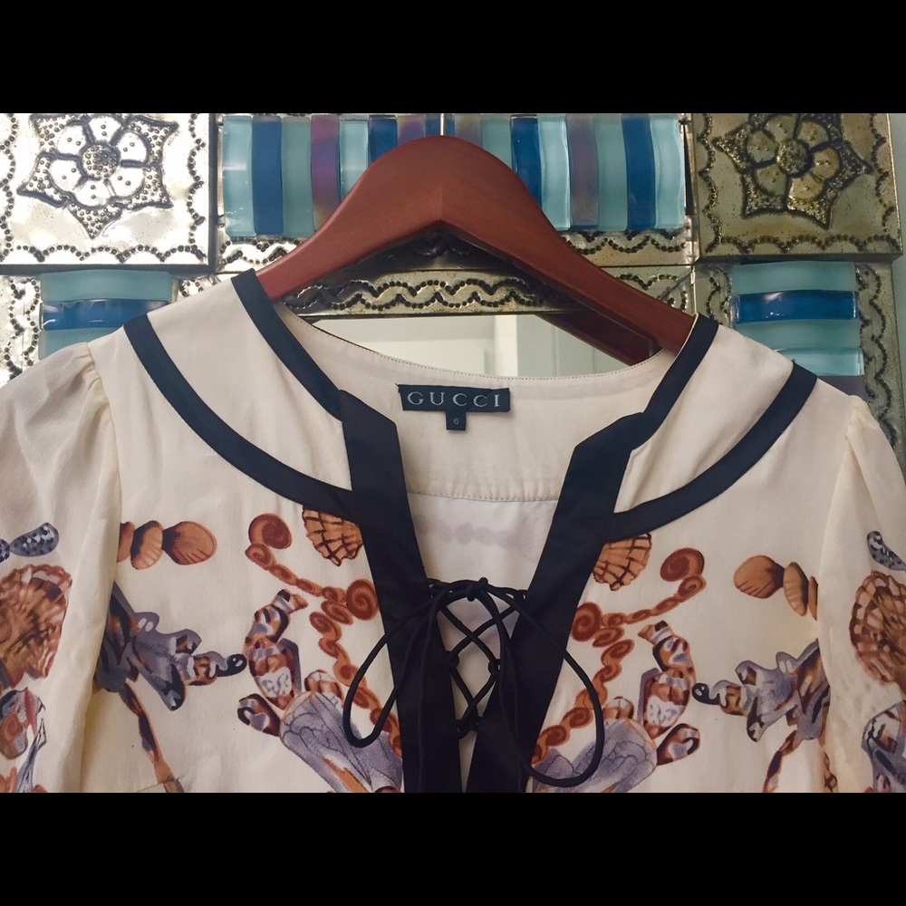 Authentic Classic GUCCI 100% Silk Dress